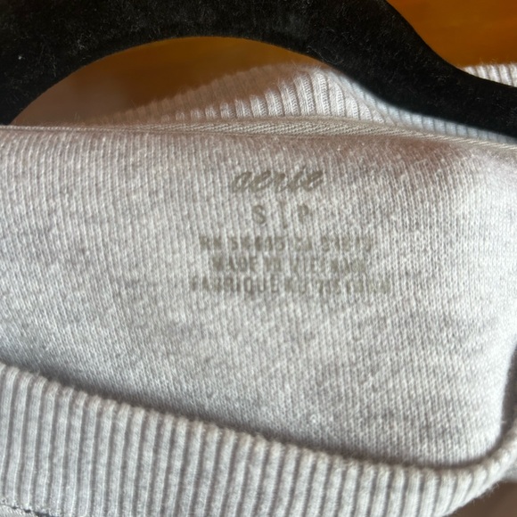 Aerie Oversized Gray Camo Sweatshirt - Picture 4 of 4